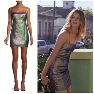 LIKELY Hayley Lurex Dress Size 00